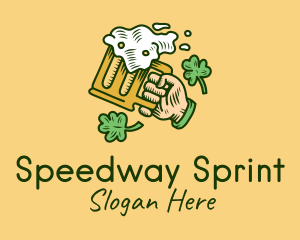 St. Patrick's Day Irish Beer  logo design