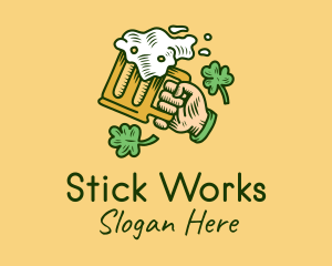 St. Patrick's Day Irish Beer  logo design