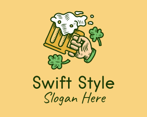 St. Patrick's Day Irish Beer  logo design