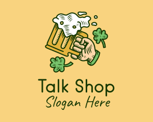 St. Patrick's Day Irish Beer  logo design