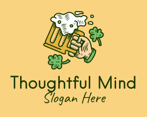 St. Patrick's Day Irish Beer  logo design