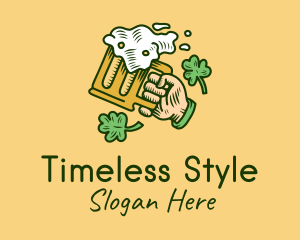 St. Patrick's Day Irish Beer  logo design