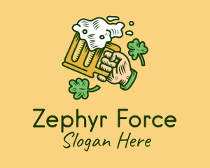 St. Patrick's Day Irish Beer  logo design