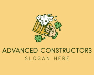 St. Patrick's Day Irish Beer  logo design