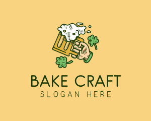 St. Patrick's Day Irish Beer  logo design