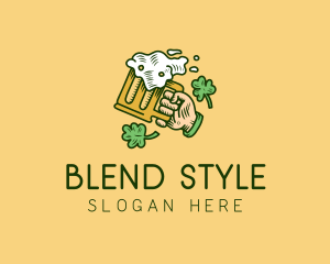 St. Patrick's Day Irish Beer  logo design