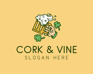 St. Patrick's Day Irish Beer  logo design