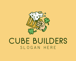 St. Patrick's Day Irish Beer  logo design