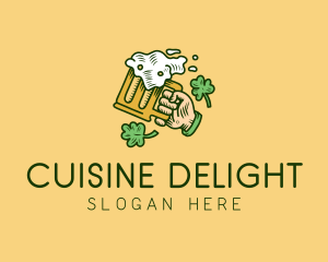 St. Patrick's Day Irish Beer  logo design