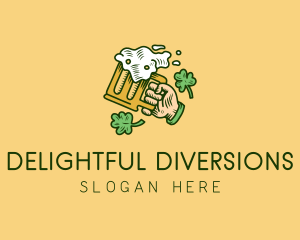 St. Patrick's Day Irish Beer  logo design