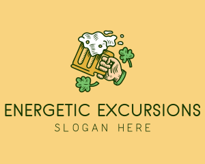 St. Patrick's Day Irish Beer  logo design