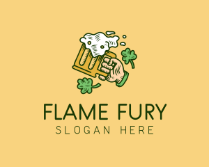 St. Patrick's Day Irish Beer  logo design