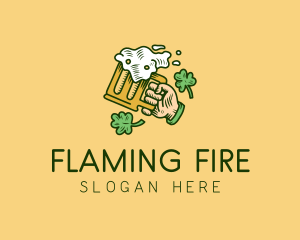 St. Patrick's Day Irish Beer  logo design