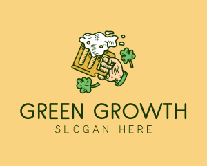 St. Patrick's Day Irish Beer  logo design