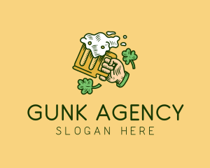 St. Patrick's Day Irish Beer  logo design