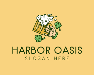 St. Patrick's Day Irish Beer  logo design