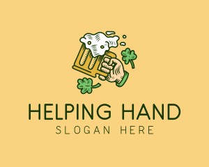 St. Patrick's Day Irish Beer  logo design