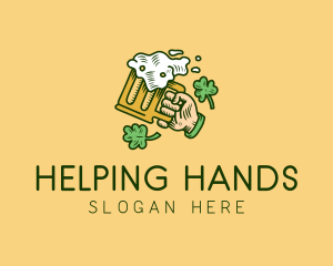 St. Patrick's Day Irish Beer  logo design