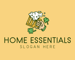 St. Patrick's Day Irish Beer  logo design