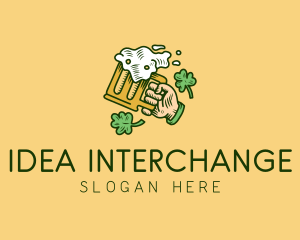 St. Patrick's Day Irish Beer  logo design