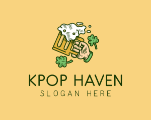 St. Patrick's Day Irish Beer  logo design