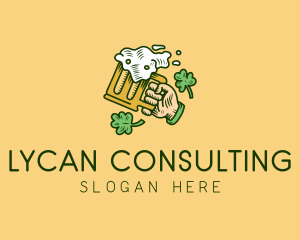 St. Patrick's Day Irish Beer  logo design