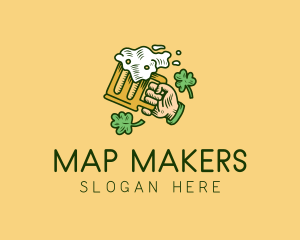 St. Patrick's Day Irish Beer  logo design