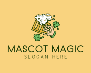 St. Patrick's Day Irish Beer  logo design