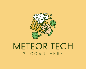 St. Patrick's Day Irish Beer  logo design