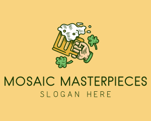 St. Patrick's Day Irish Beer  logo design