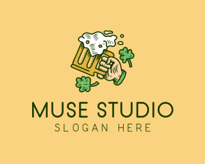 St. Patrick's Day Irish Beer  logo design