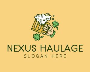 St. Patrick's Day Irish Beer  logo design