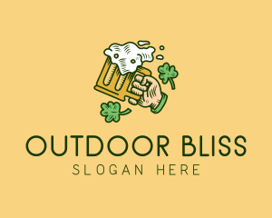 St. Patrick's Day Irish Beer  logo design