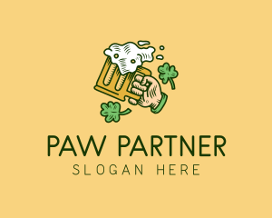 St. Patrick's Day Irish Beer  logo design