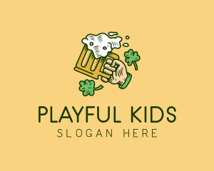 St. Patrick's Day Irish Beer  logo design