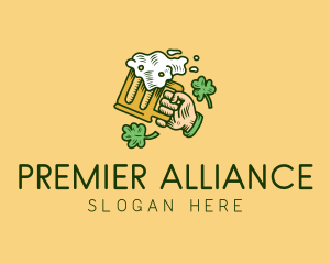 St. Patrick's Day Irish Beer  logo design