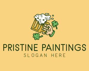 St. Patrick's Day Irish Beer  logo design