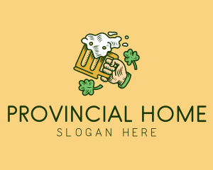 St. Patrick's Day Irish Beer  logo design