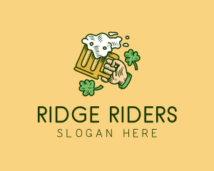 St. Patrick's Day Irish Beer  logo design