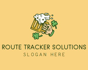 St. Patrick's Day Irish Beer  logo design