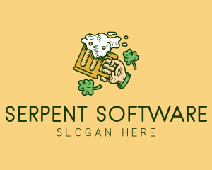 St. Patrick's Day Irish Beer  logo design