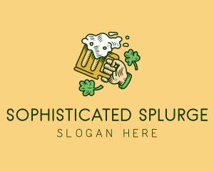 St. Patrick's Day Irish Beer  logo design