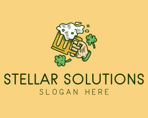 St. Patrick's Day Irish Beer  logo design