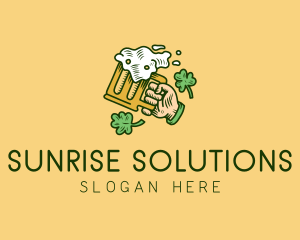 St. Patrick's Day Irish Beer  logo design