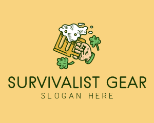 St. Patrick's Day Irish Beer  logo design