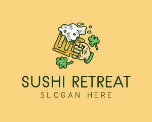 St. Patrick's Day Irish Beer  logo design