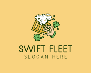 St. Patrick's Day Irish Beer  logo design