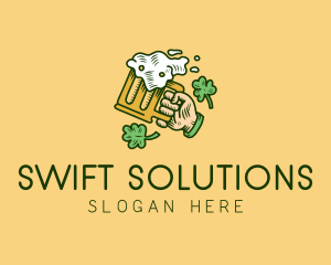 St. Patrick's Day Irish Beer  logo design