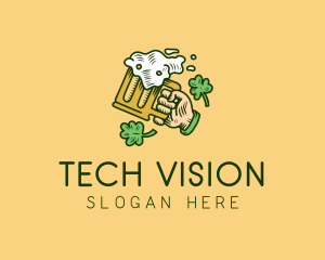 St. Patrick's Day Irish Beer  logo design