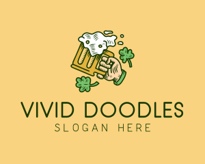 St. Patrick's Day Irish Beer  logo design